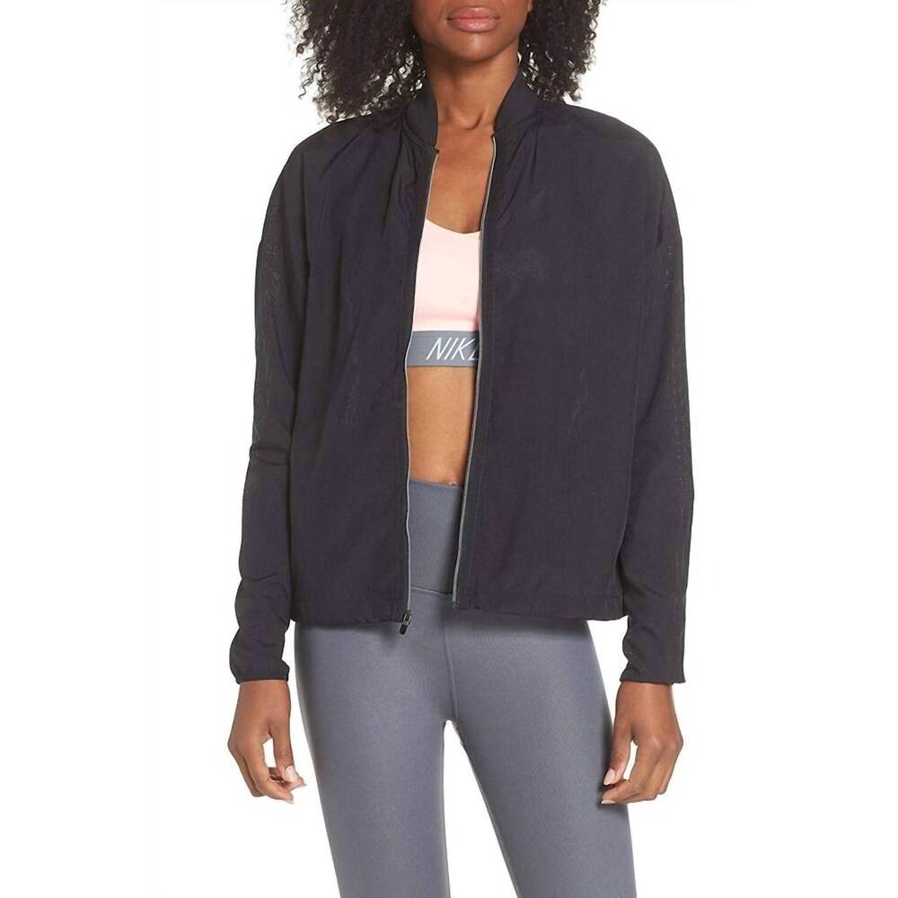 NEW NIKE dry training fitness athletic jacket in black